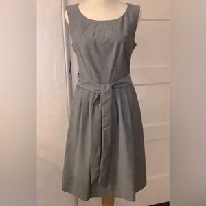 NWOT fitted cotton classic Sundress gathered waist w/ belt and swing skirt, Sz 6